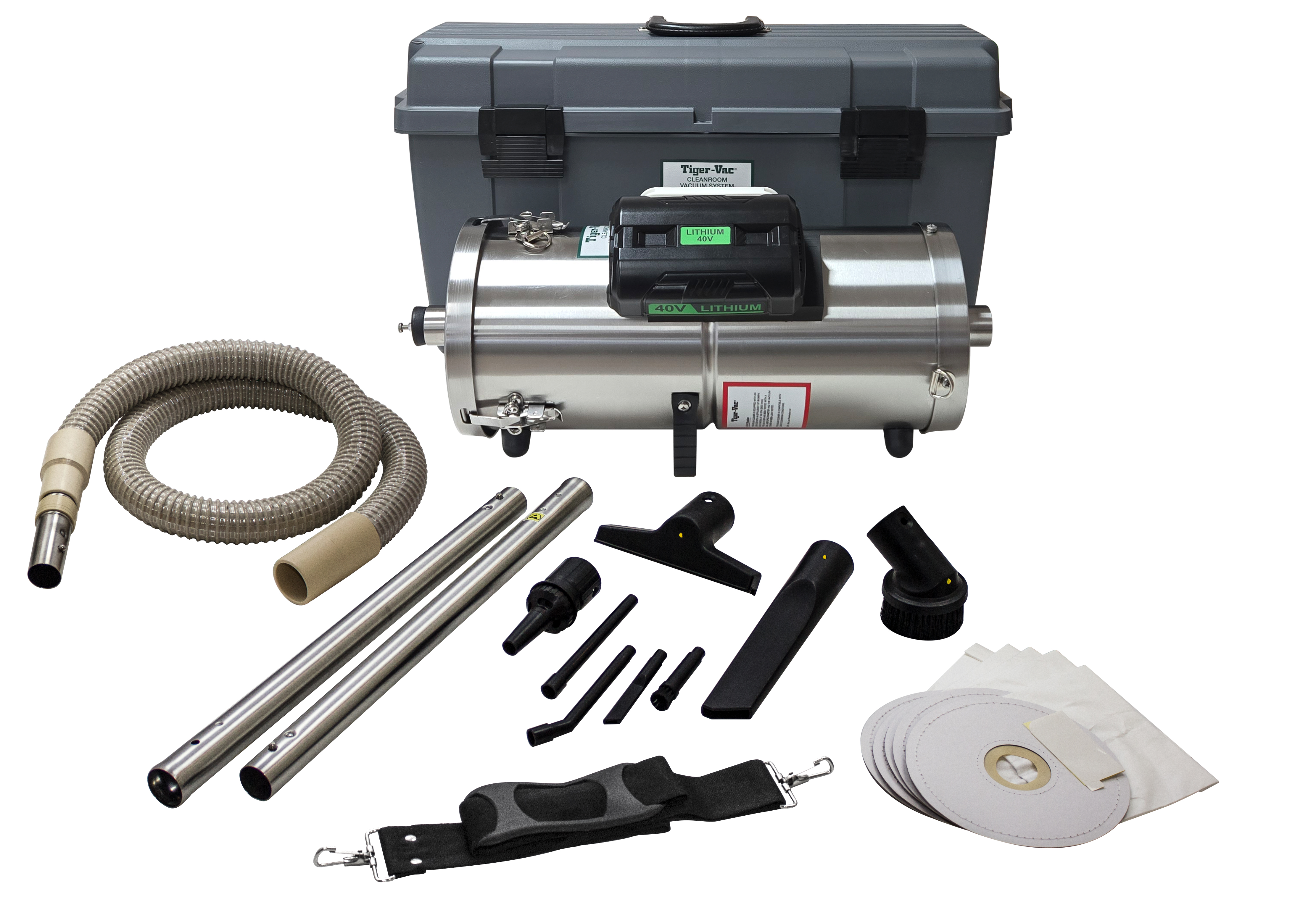 Aspirador de mano para salas blancas MV-1CR (HH-CC) con batería