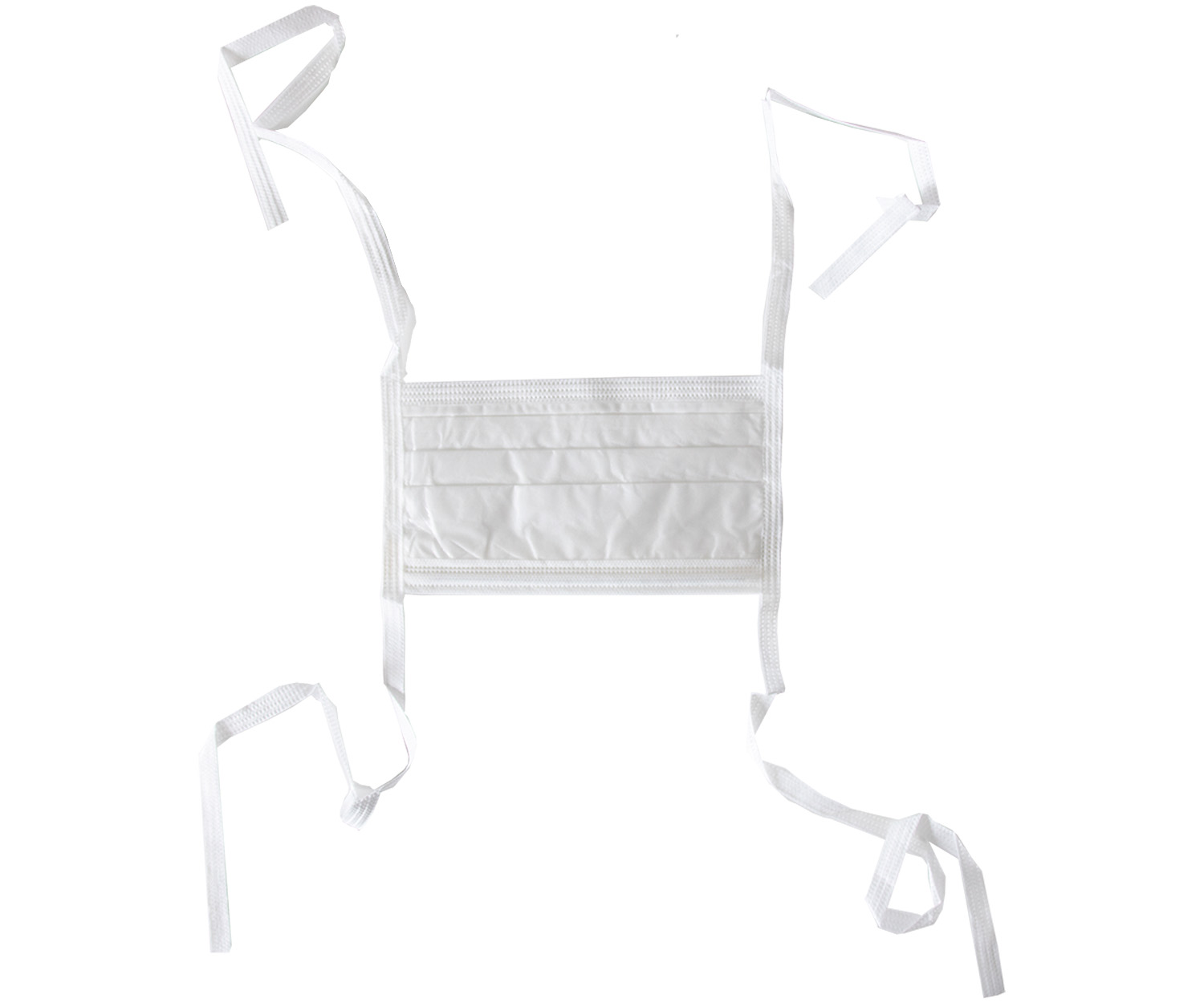 Disposable 4-ply face mask with ear loops