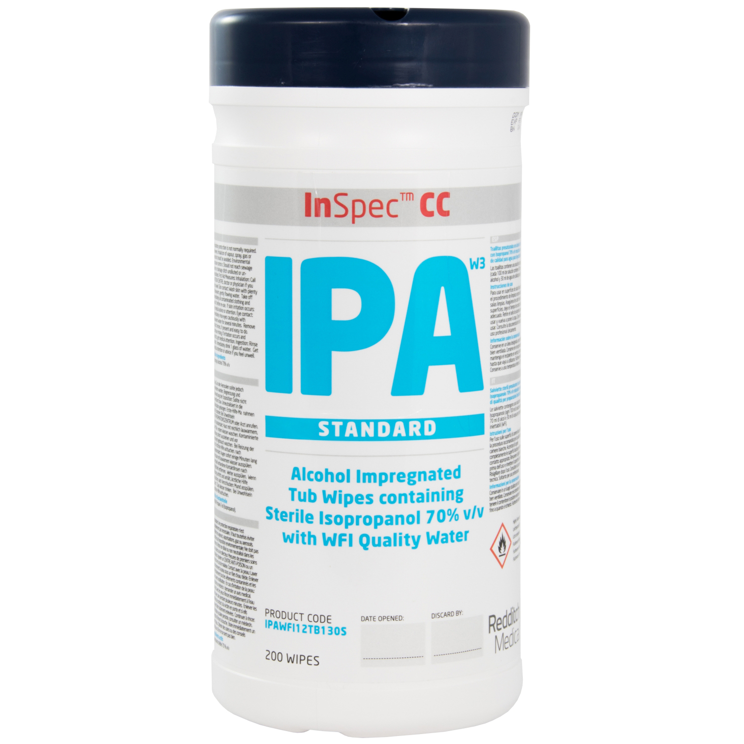 InSpec IPA Standard Cleaning Wipe