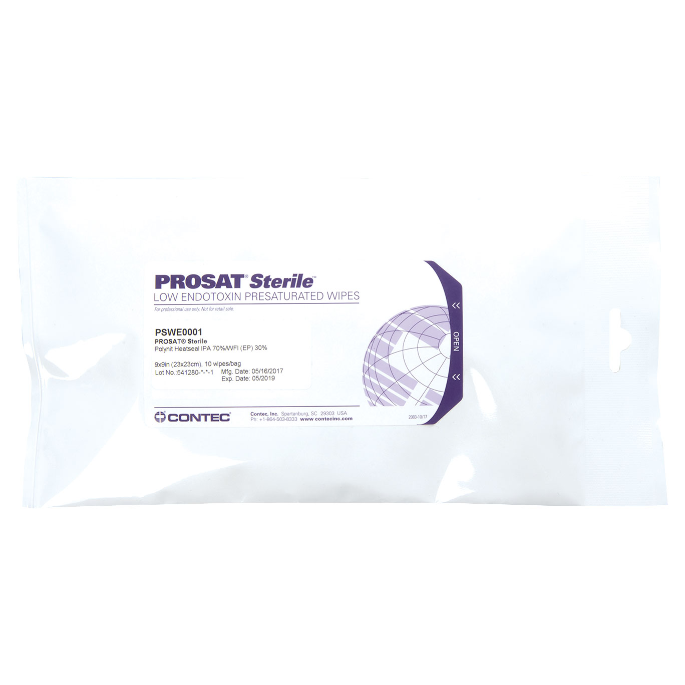 Paño para salas blancas PROSAT PSWE0001 Polynit Heatseal LE