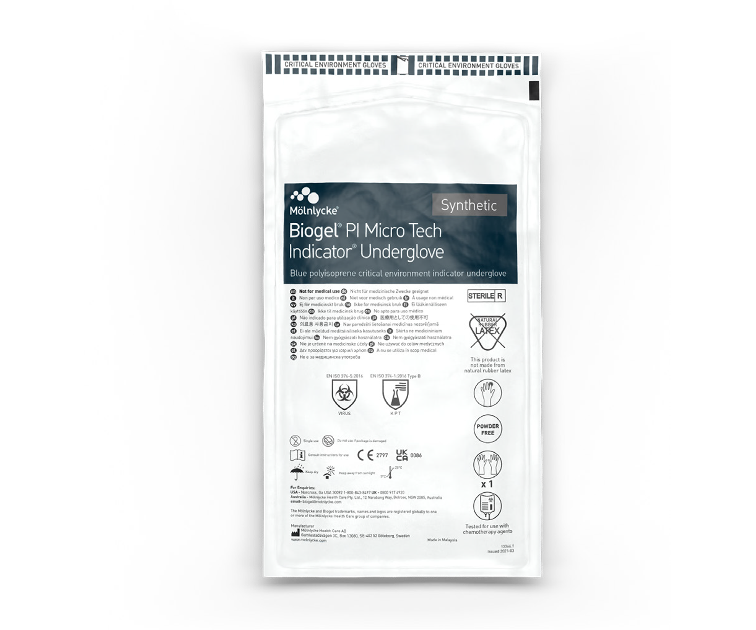 Cover Image | 11003591 | BioGel PiMicroTech | Under glove