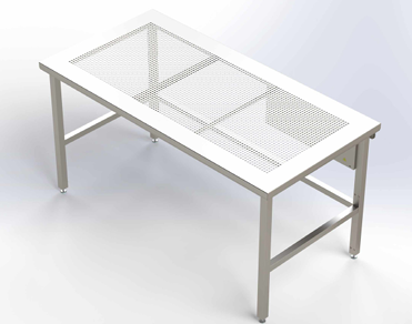 Cover Image | Height-adjustable table - perforated